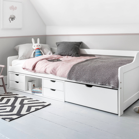 Eva Day Bed Cabin with Pull out Drawers | Noa & Nani