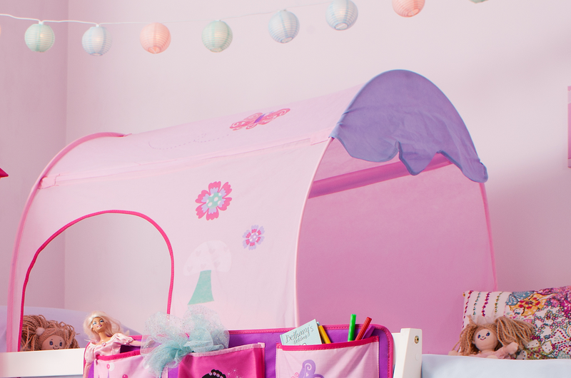 Cabin Bed with Slide Tent Tower Tunnel in Fairies Design Noa Nani