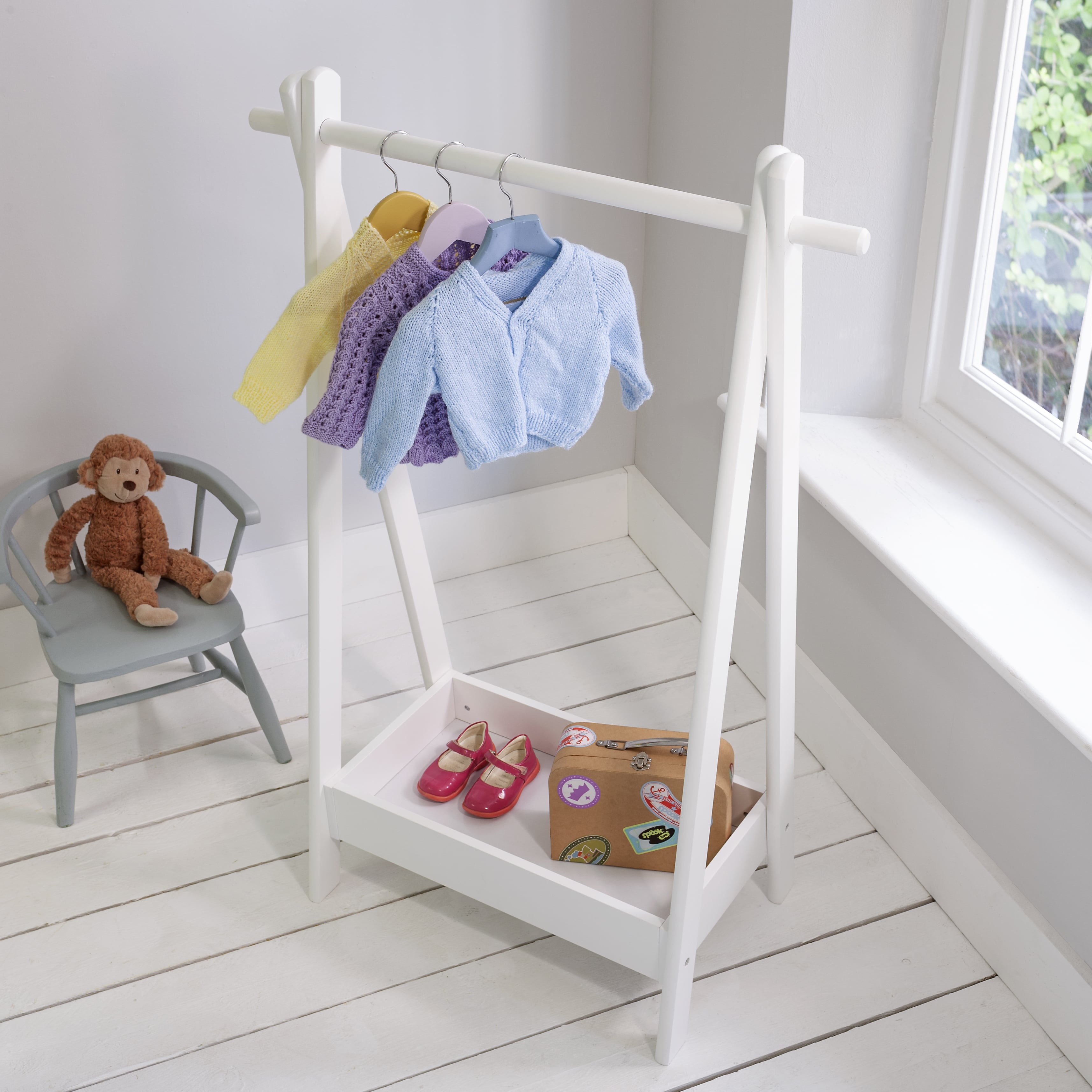 Orvar Clothes Rack Organiser in Classic White Noa Nani