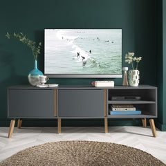 Otto TV Unit in Grey