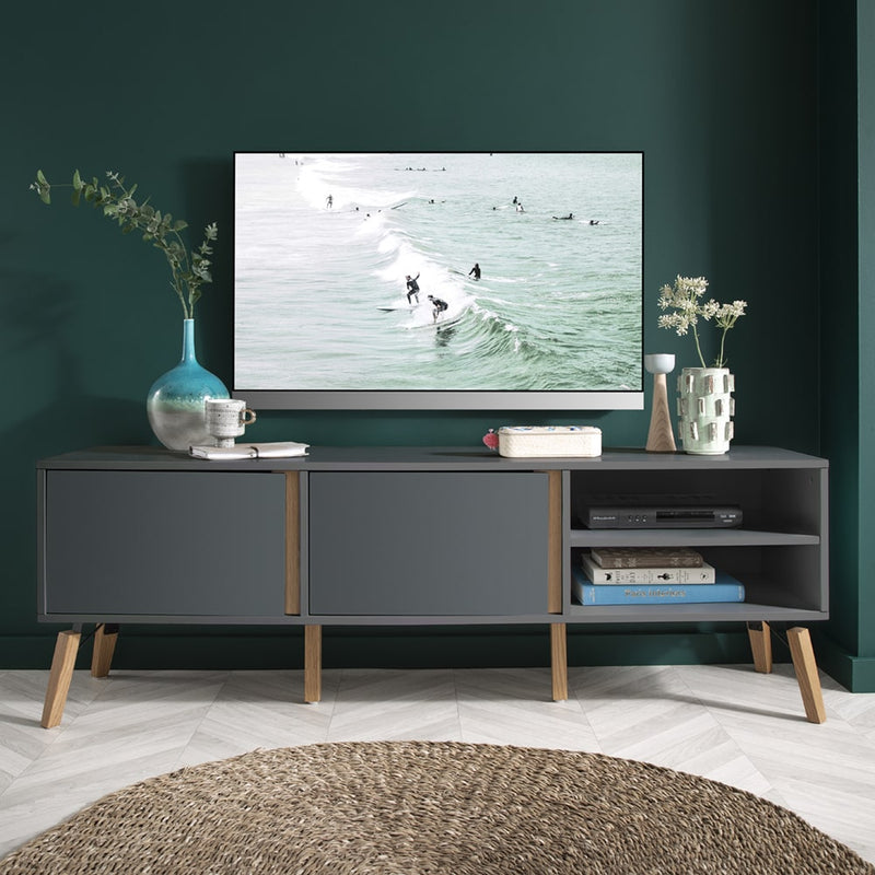 Otto TV Unit in Grey