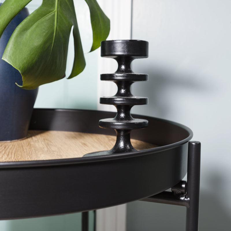 Solna Small Side Table in Black