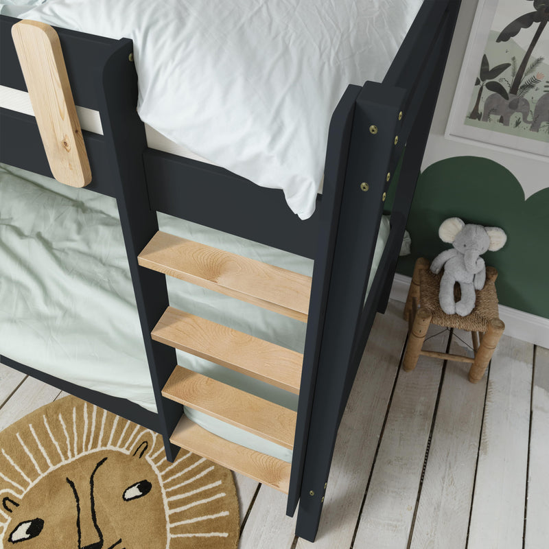 Una Bunk Bed Contemporary in Anthracite