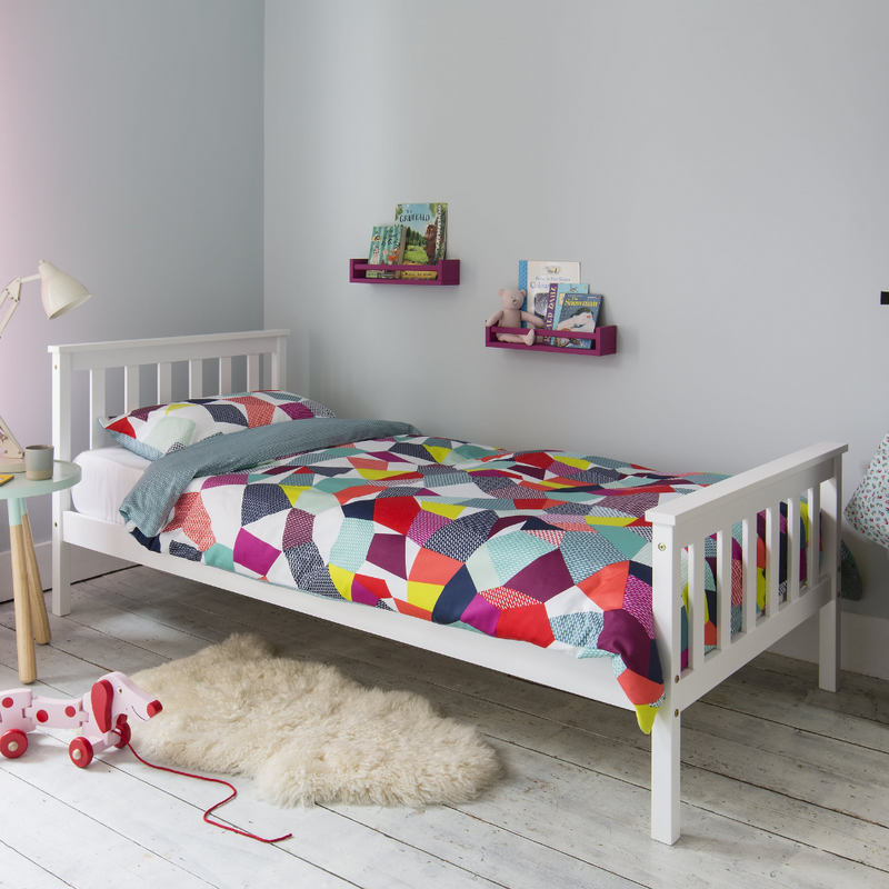 Dorset Single Bed in White