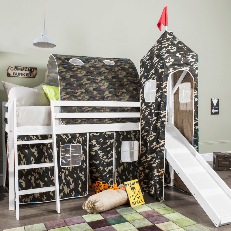 Top Tower for Cabin Bed in Army Design