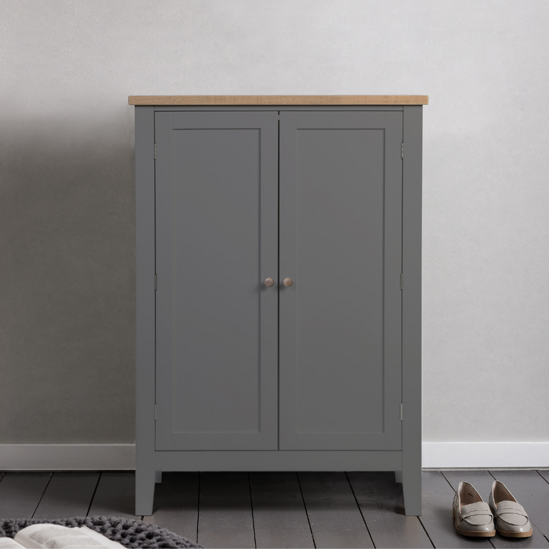 Jäkkvik Shoe Storage Cabinet in Charcoal Grey