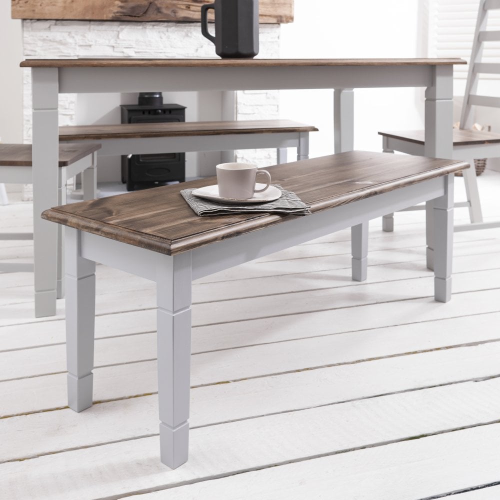 Grey table and online benches