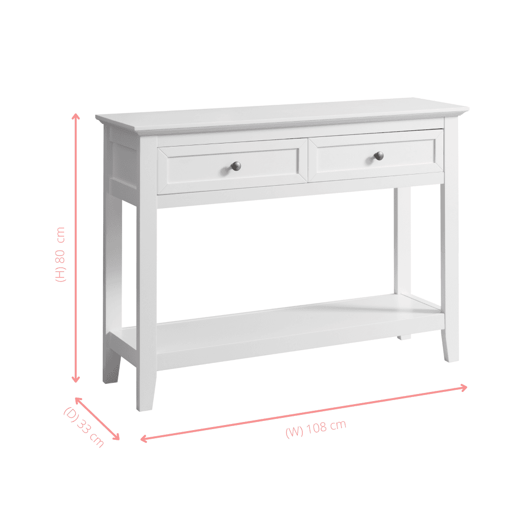 Karlstad Console Hallway Table with 2 Drawers | Noa & Nani