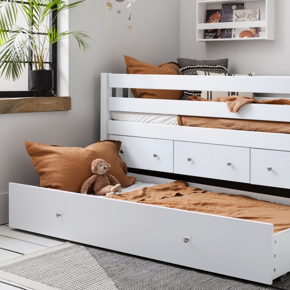 Mid sleeper deals bed storage