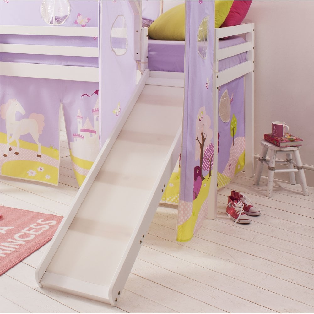 Princess bed best sale with a slide