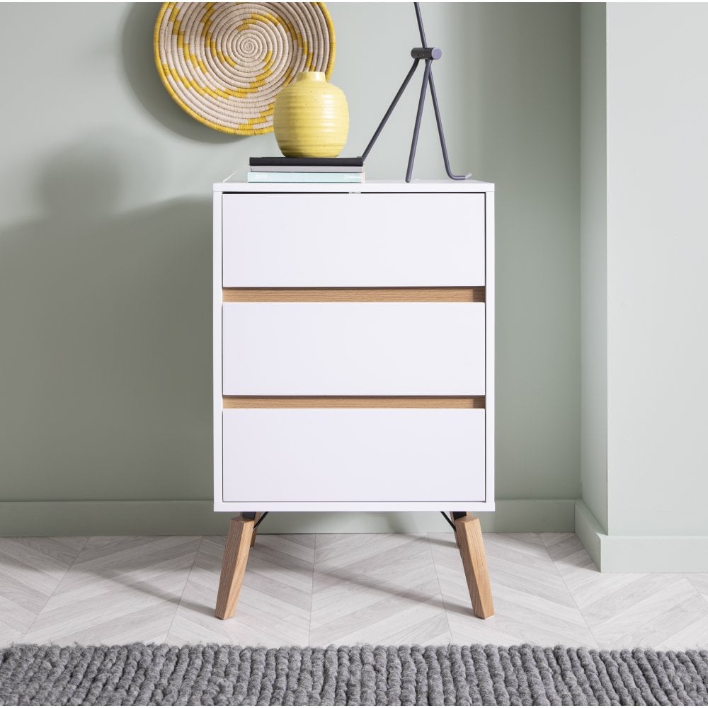 Tall 3 online drawer nightstand