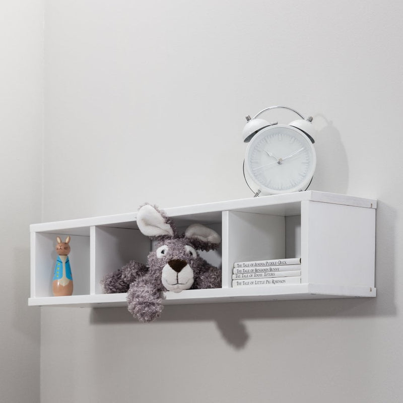 Creative Punch Free Floating Shelves For Wall, 2 Cute Figure, Wall