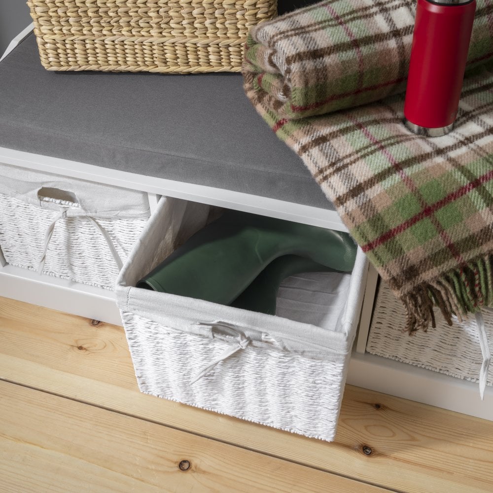 Fyfield hallway deals storage bench