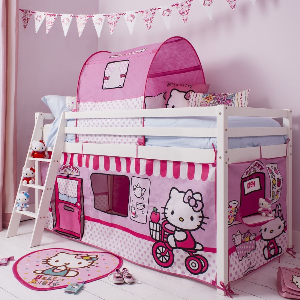 Hello Kitty Cabin Bed With Ladder Tent Noa Nani