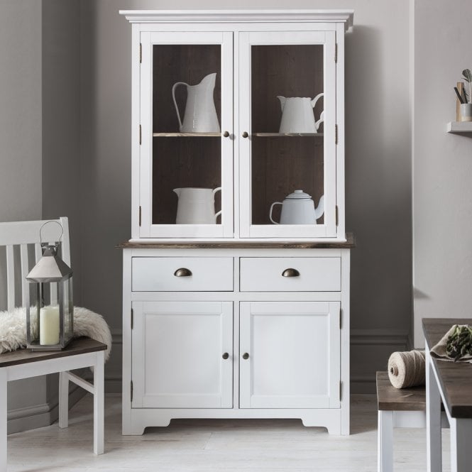 Canterbury Dresser Cabinet with 2 Drawer Glass Doors in ...