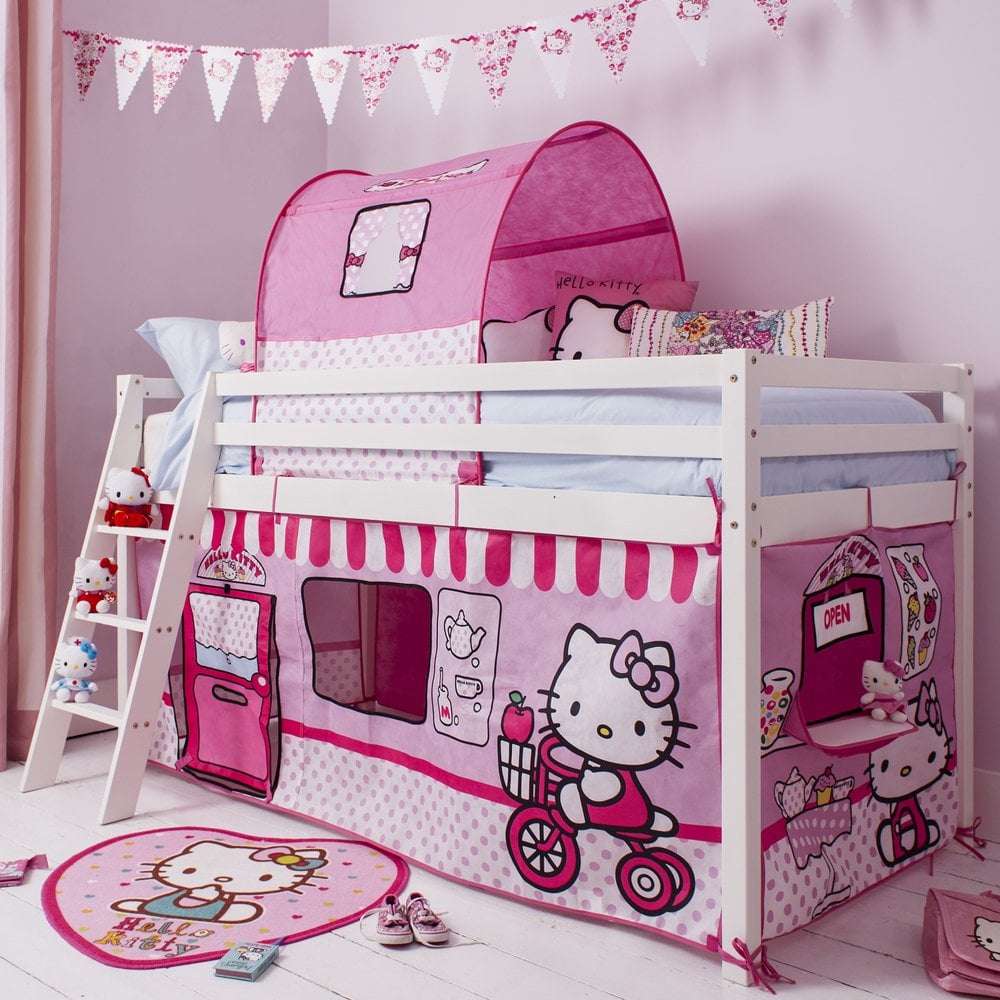 Tent For Midsleeper Cabin Bed In Hello Kitty Design Noa An Nani